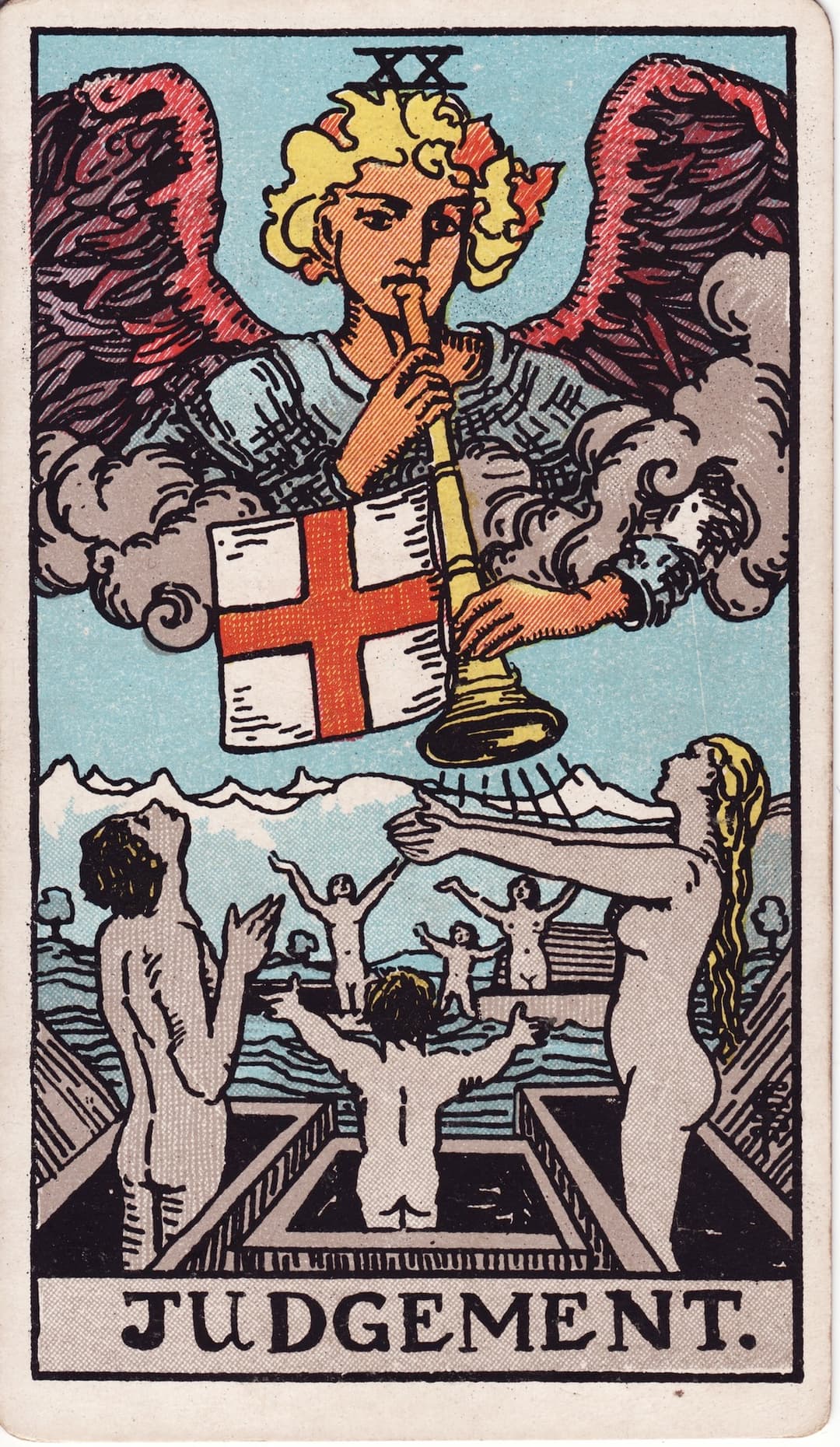 Ilustração da carta O Julgamento